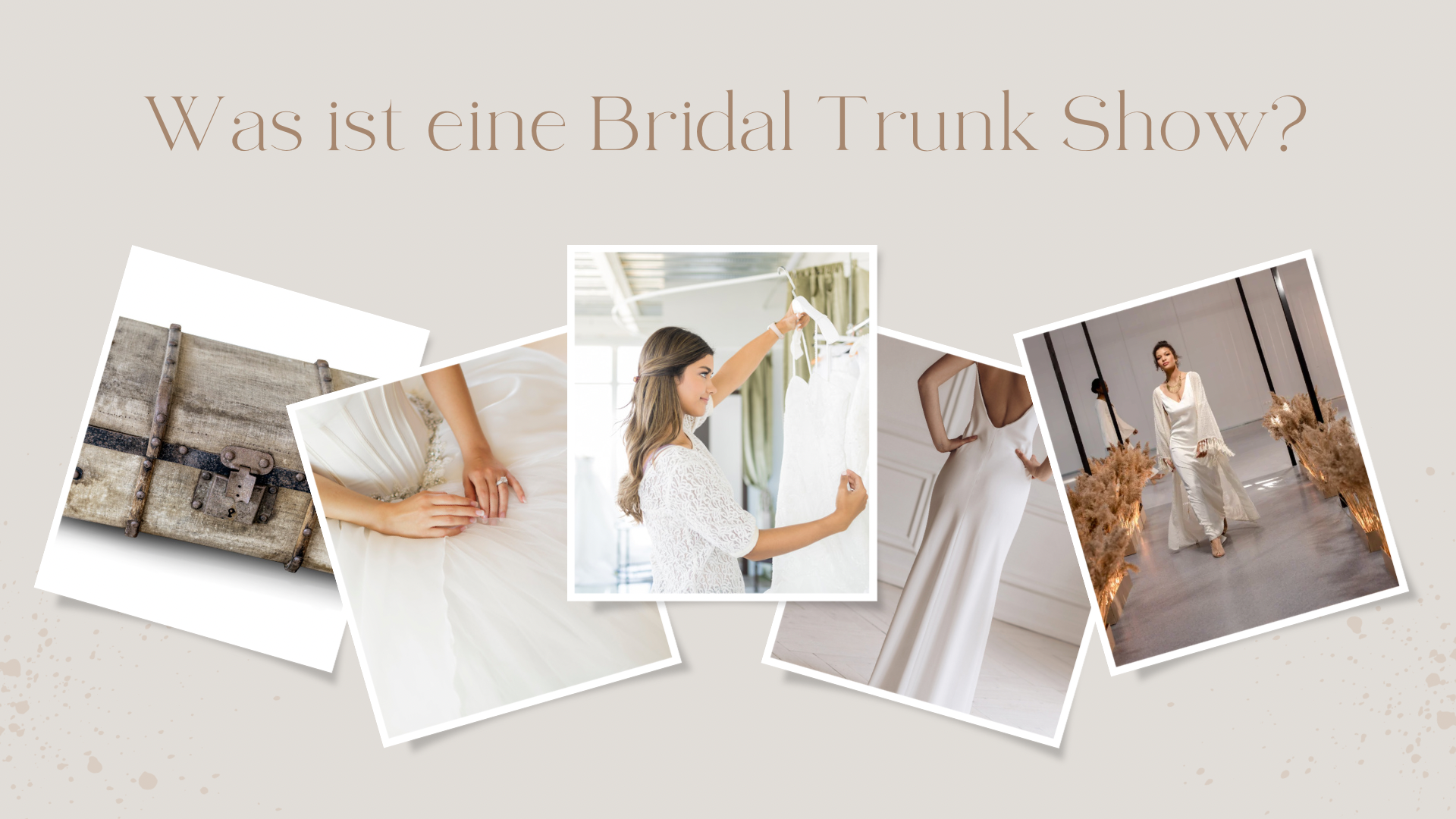 Was ist eine Bridal Trunk Show?