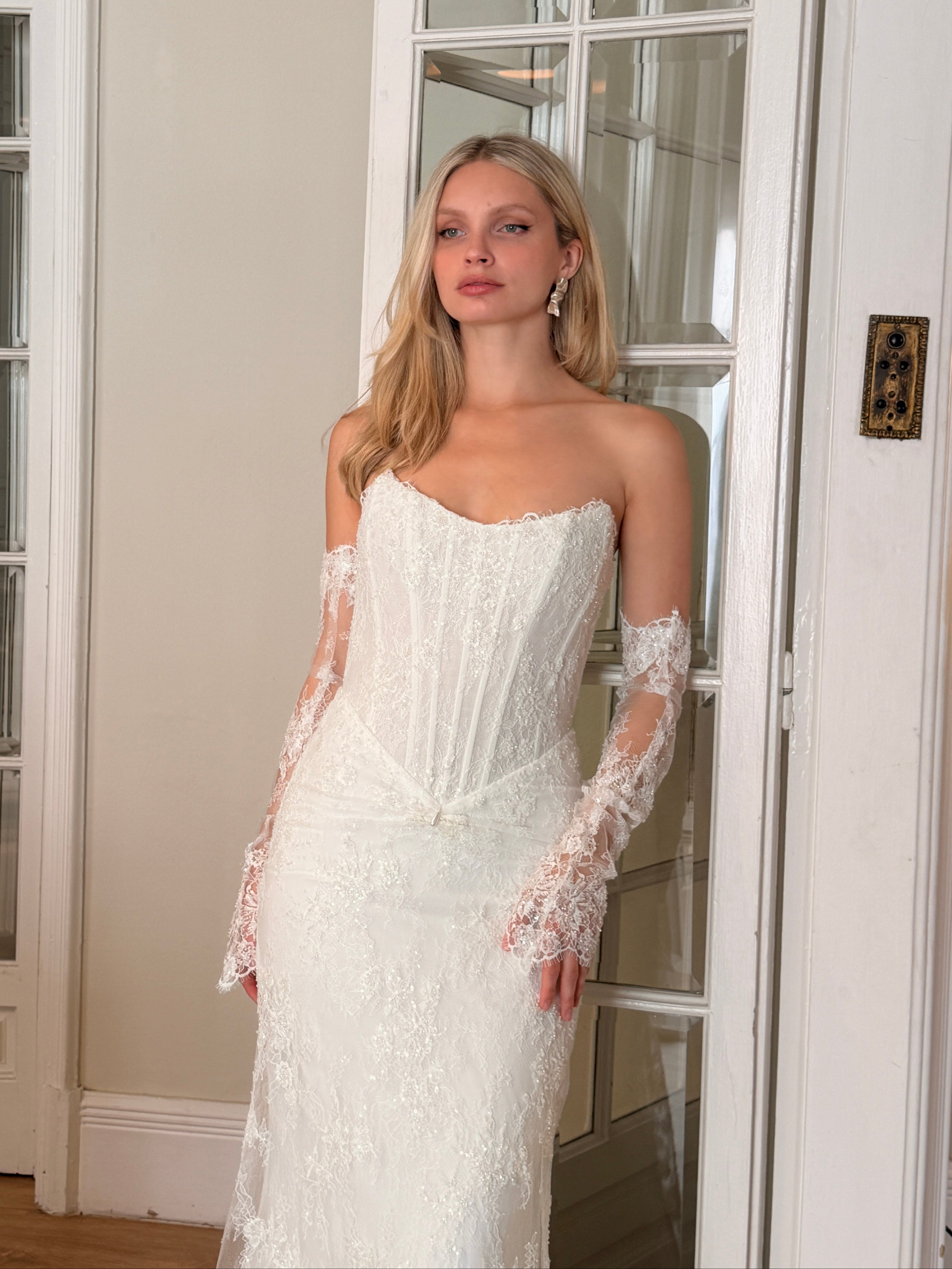 Außergewöhnliches Meerjungfrau Brautkleid